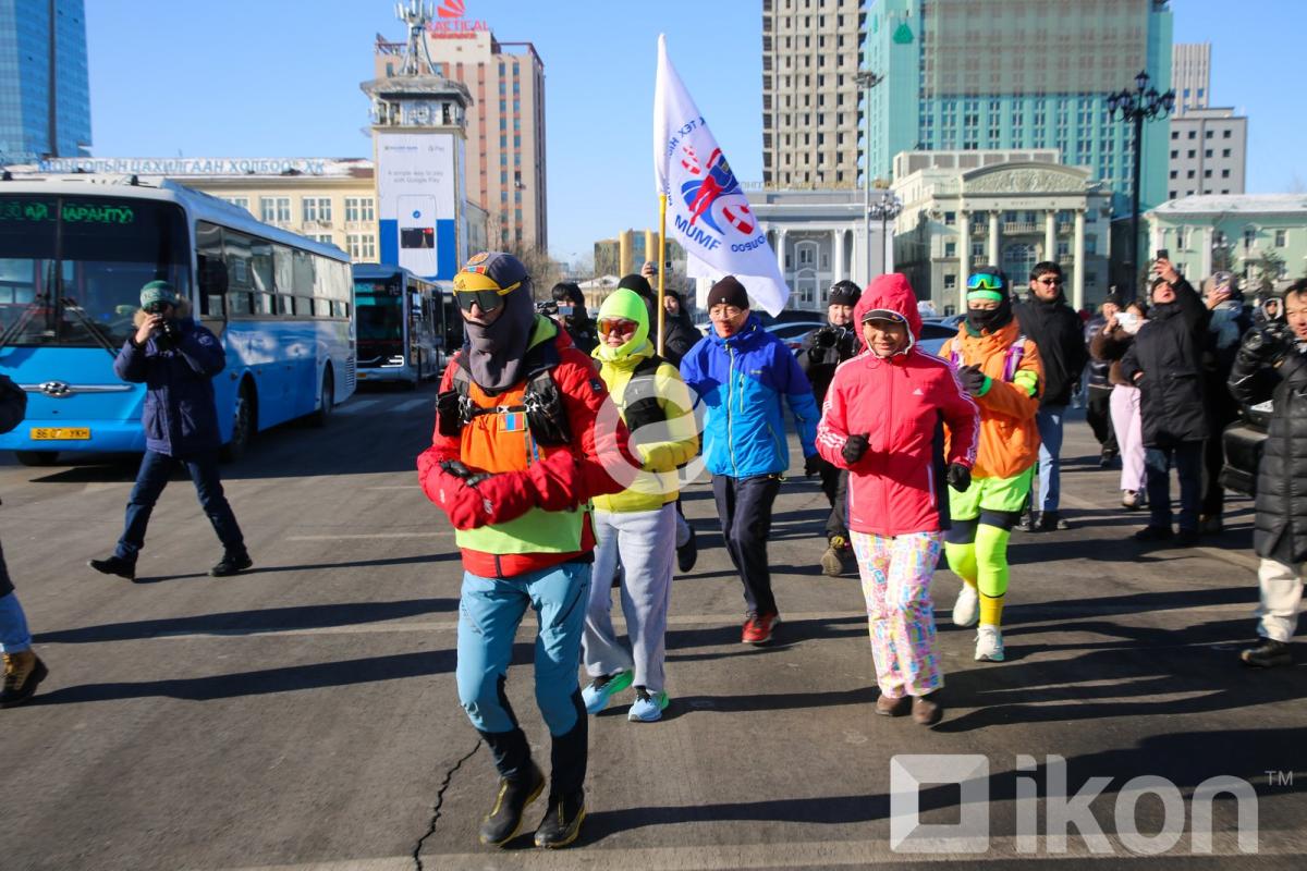 МУГТ Б.Цэвээндаш Улаанбаатар-Бээжин-Тяньжин хүртэл 1,600 км-ийн гүйлтээ эхлүүллээ